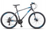 Велосипед 26' хардтейл, рама алюминий STELS Navigator-590 D сер./син., диск, 21ск.,16' K010 LU084985